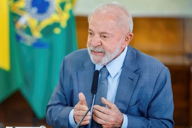 Imagem do presidente Luiz Inácio Lula da Silva.