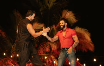 Gusttavo Lima e Luis Fonsi em clipe de nova faixa.