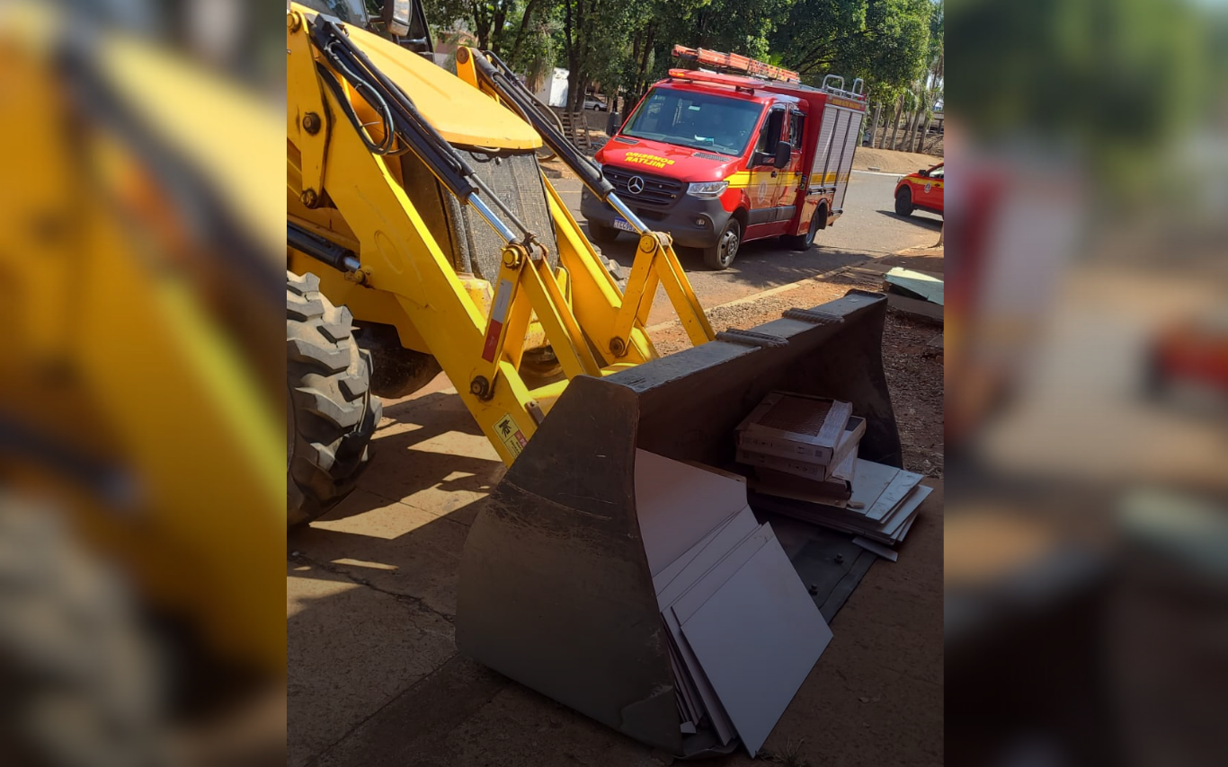 Imagem cedida pelo Corpo de Bombeiros.