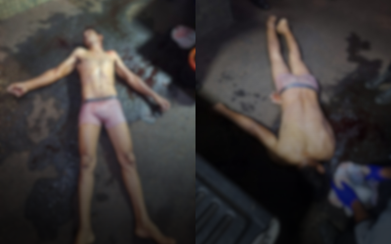 Imagens do homem encontrado morto em motel de Uberlândia.