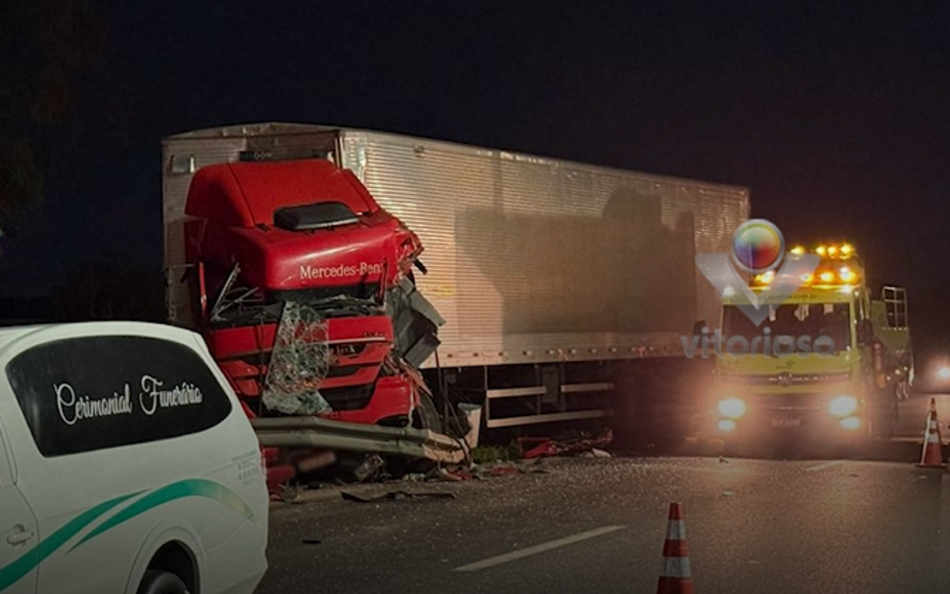 Imagem do local do acidente.