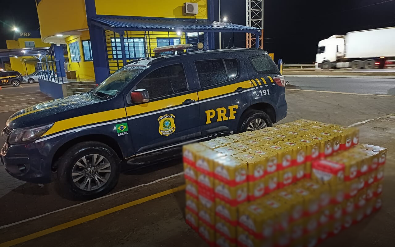 Carga de cerveja furtada.