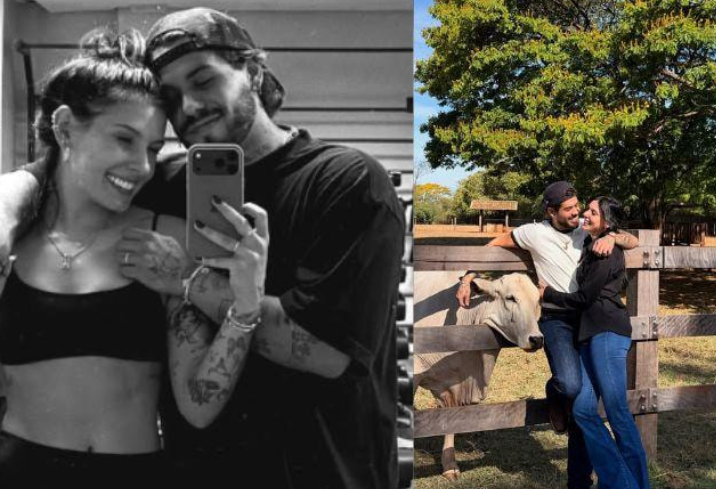 Casal Ana Castela e Zé Felipe.