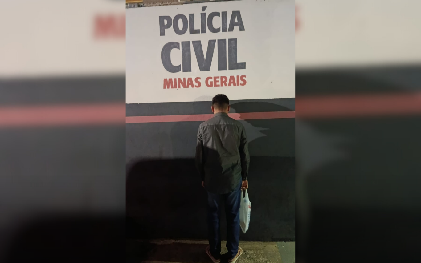 Imagem do foragido preso em Uberlândia.