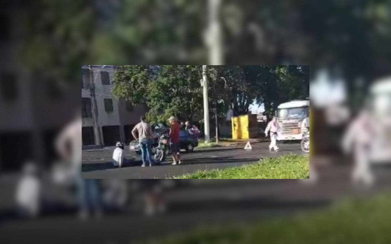 Imagem do local do acidente.