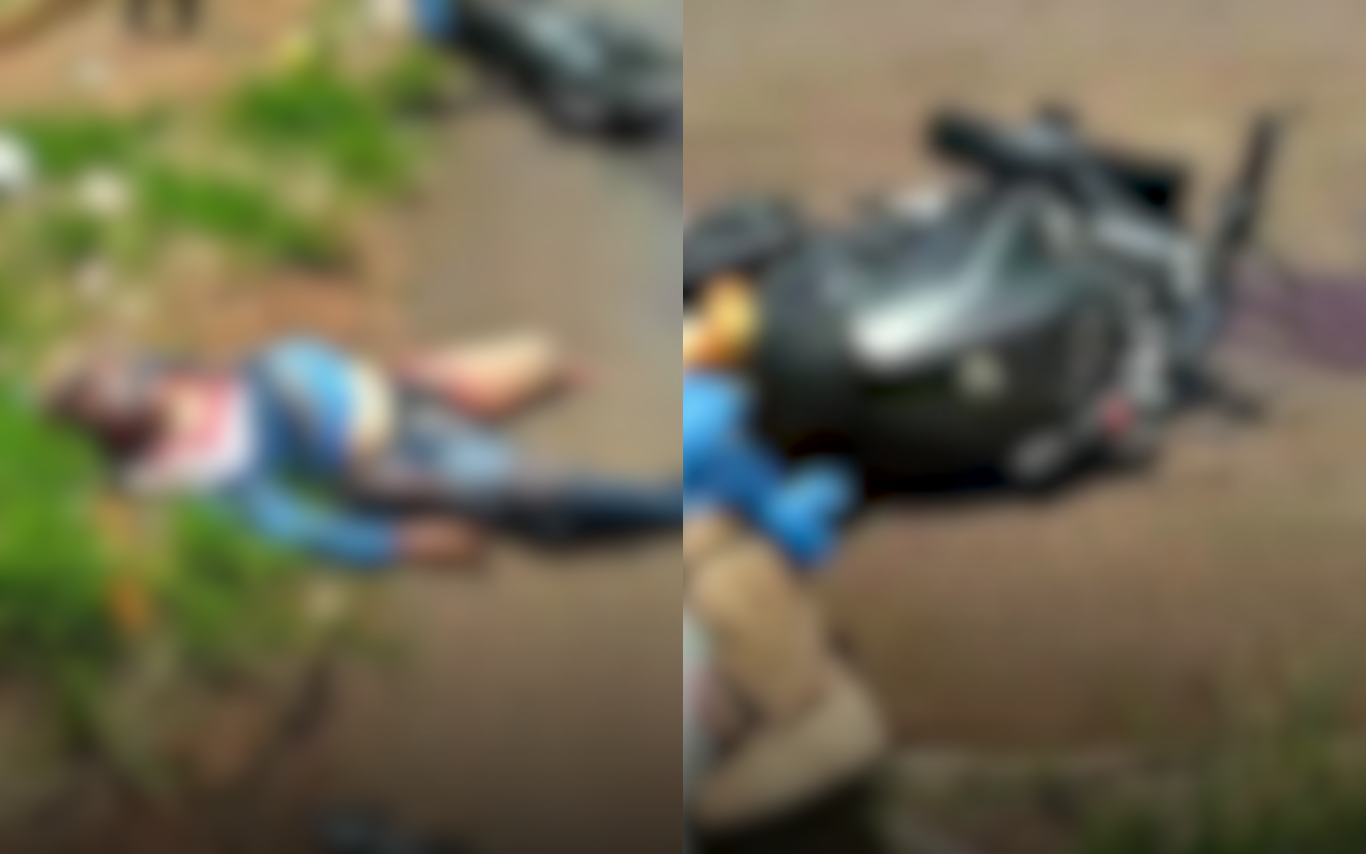 Imagens do local do acidente.