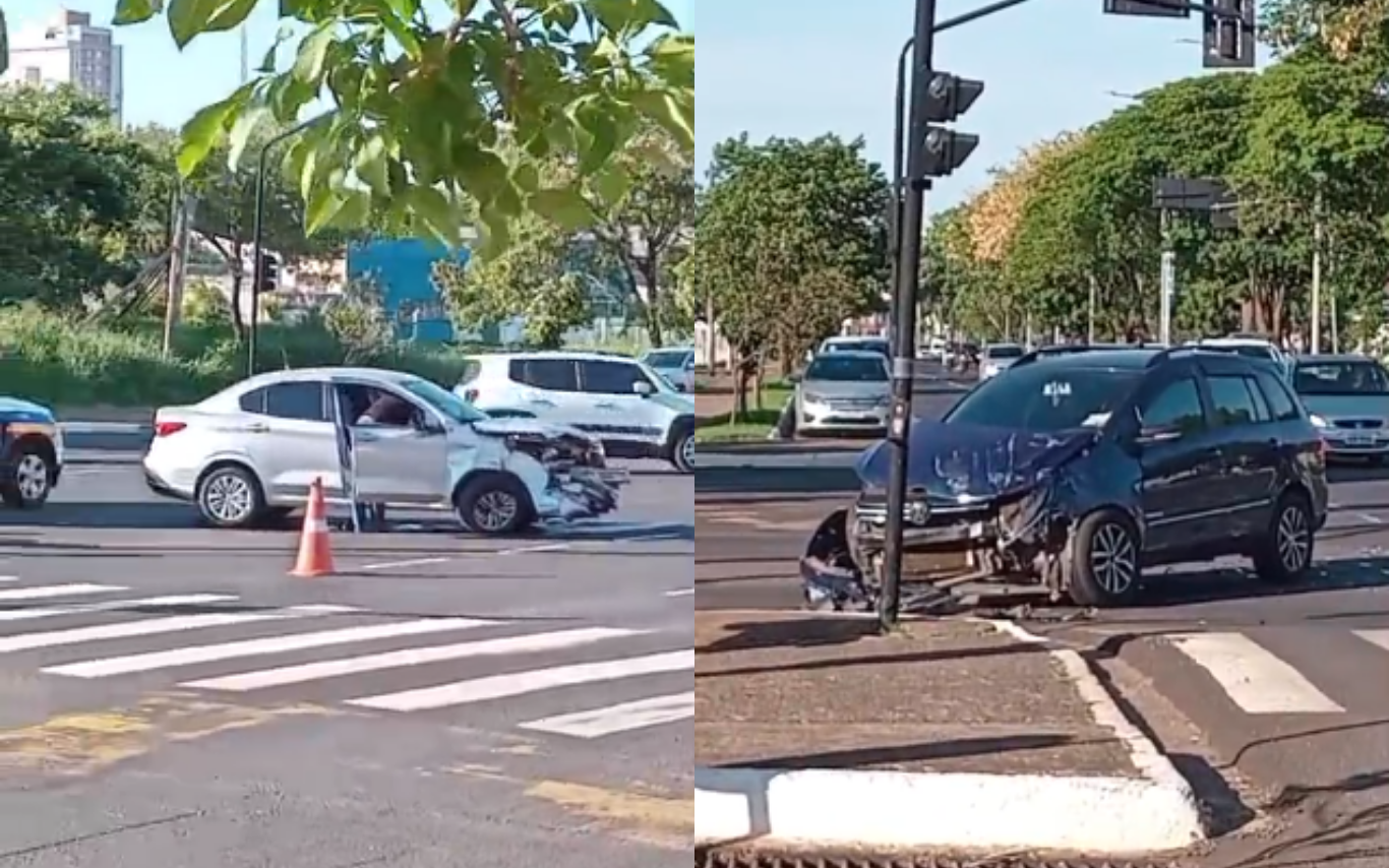 Acidente na Rondon Pacheco com a Benjamin Magalhães