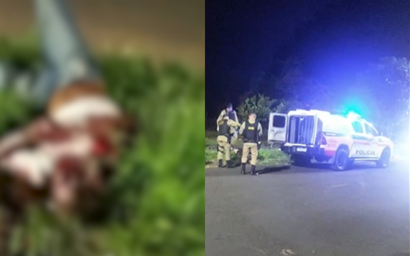 Registros do local do crime.