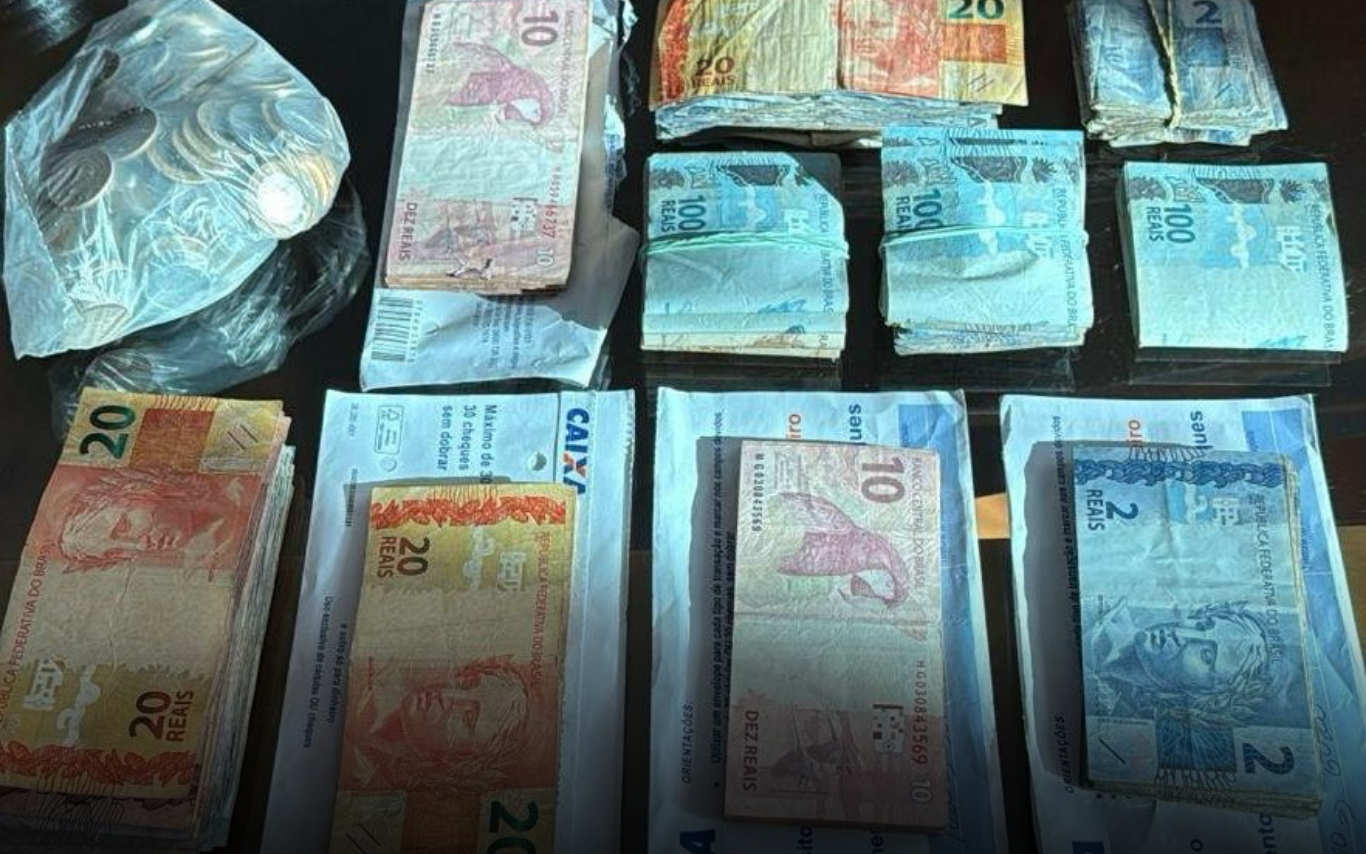 Materiais apreendidos durante operação