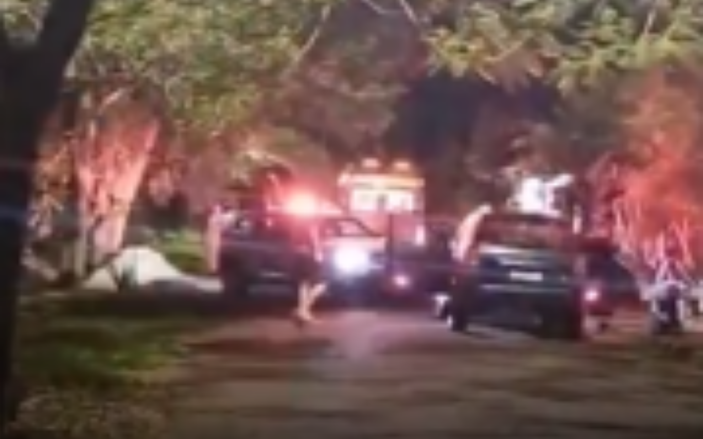 Imagem do local do acidente.