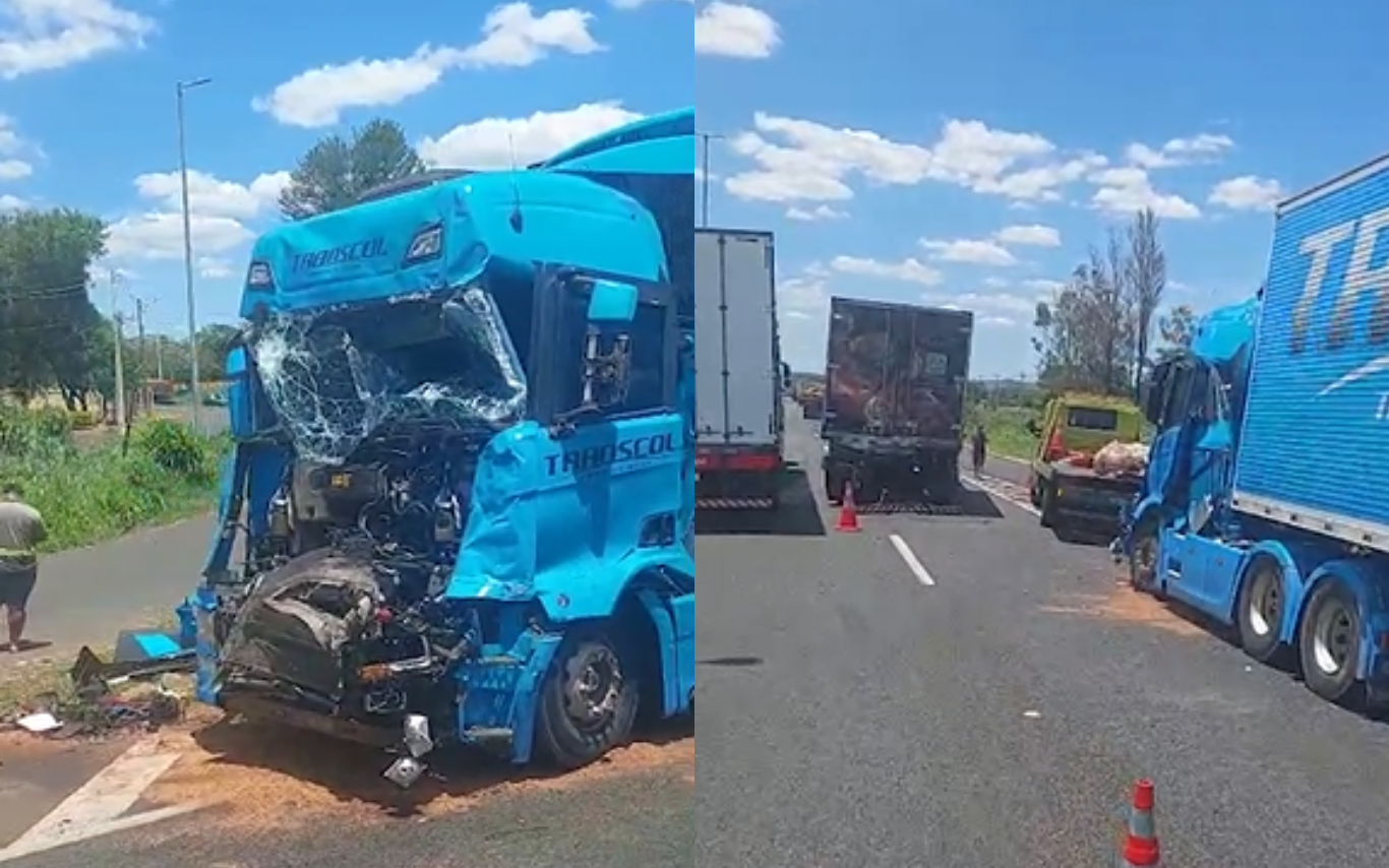 Imagens do local do acidente.