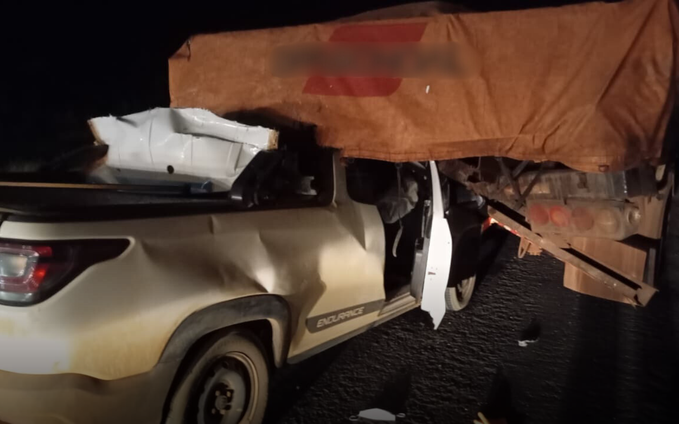 Imagem do local do acidente.