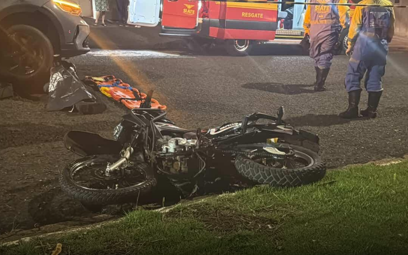 Imagem do local do acidente.