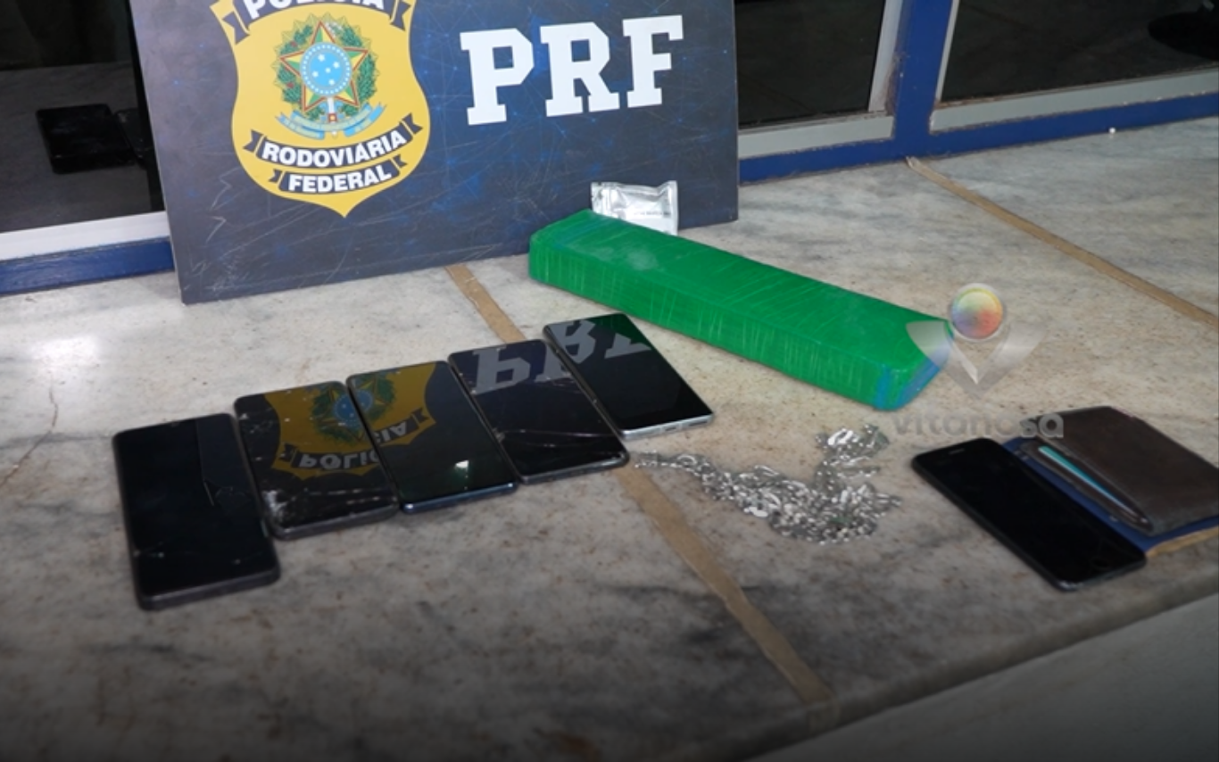 Itens abordados pela PRF na BR-365.