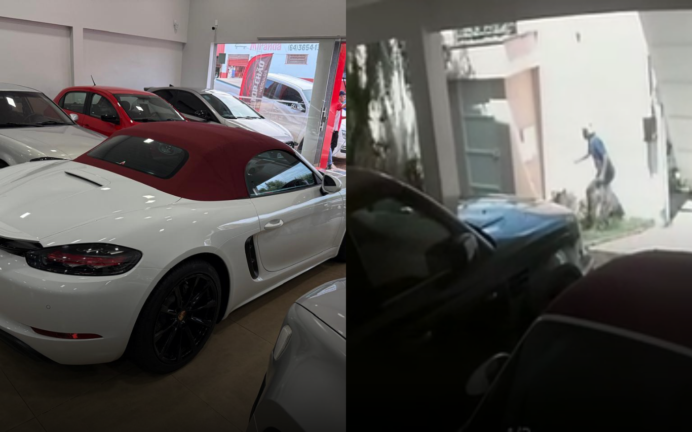 Veículos de luxo roubados de casa no Jardim Karaíba.