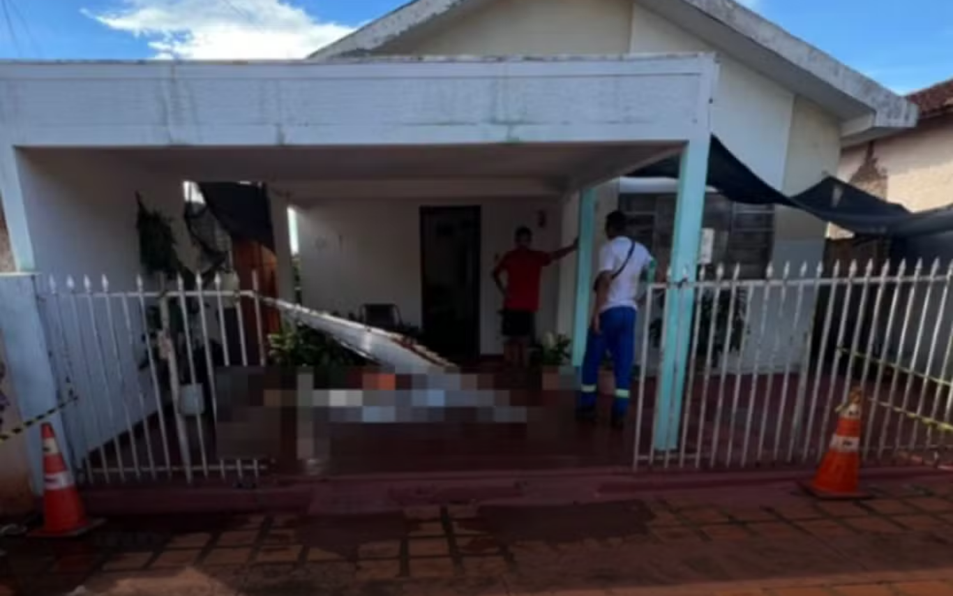 Local do feminicídio em Capinópolis.