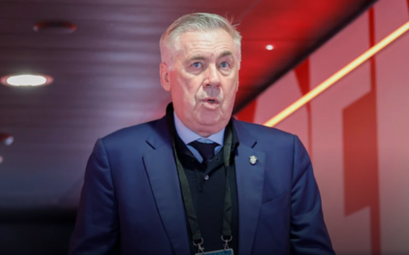 Carlo Ancelotti, técnico da Seleção Brasileira