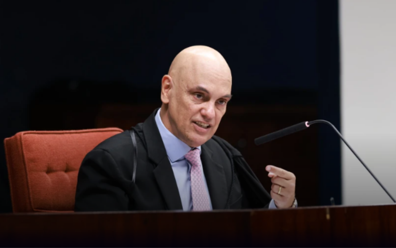 Alexandre de Moraes, ministro do STF e relator do processo que apura a tentativa de golpe de Estado.