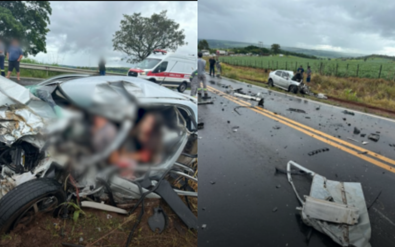 Acidente fatal em Nova Ponte.