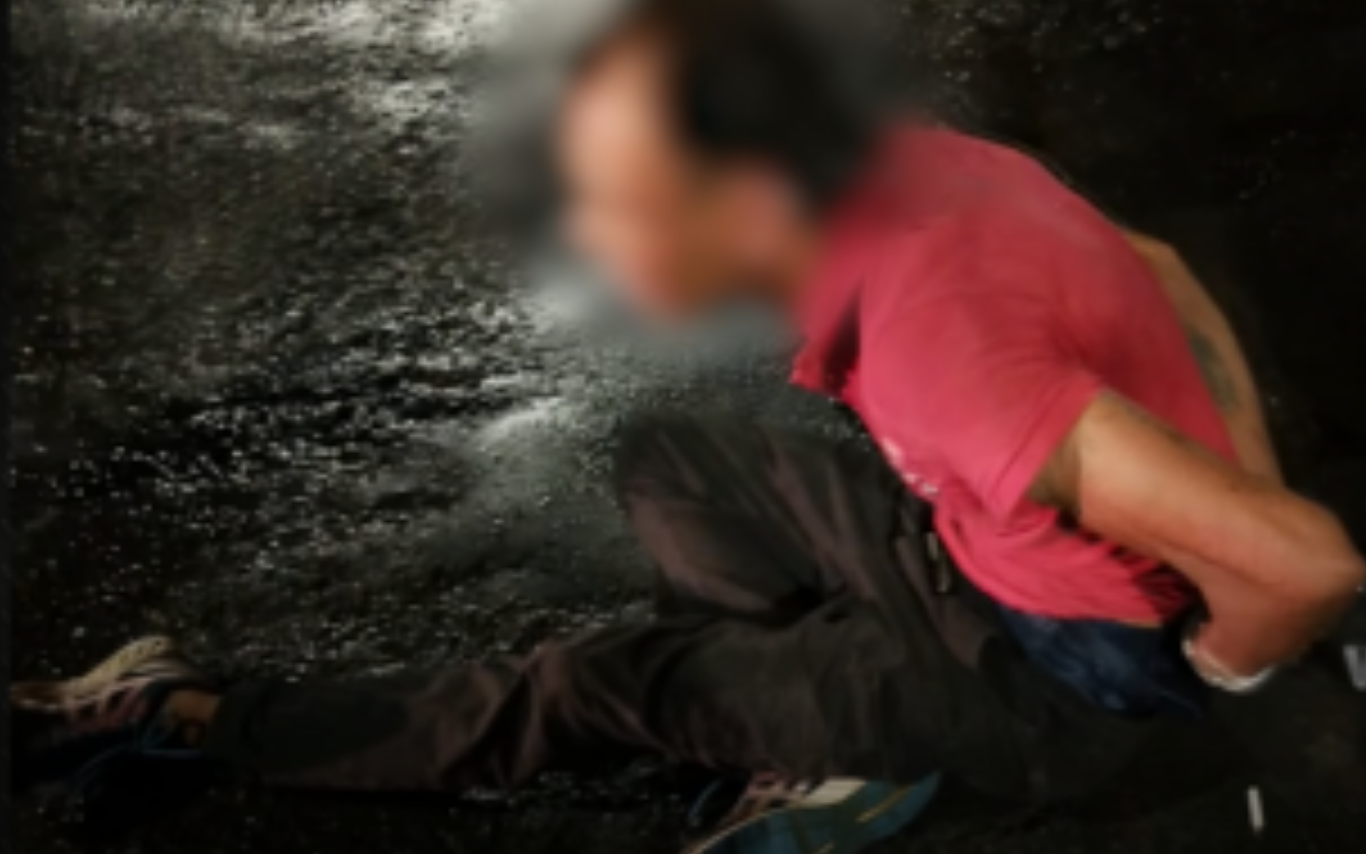 Suspeito de furto de fiação em escola estadual de Uberlândia.