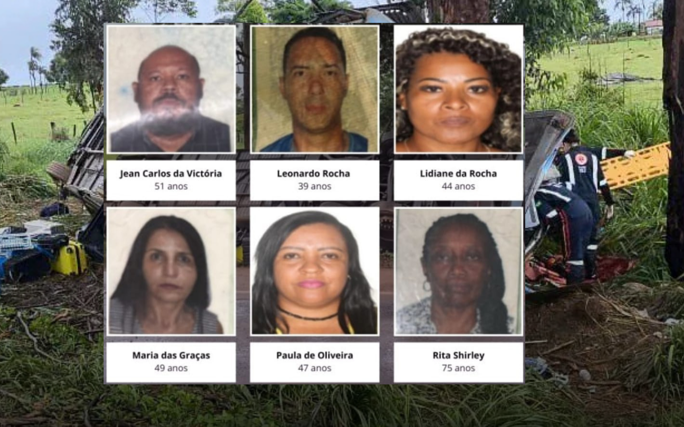 Vítimas de acidente fatal em Patos de Minas.