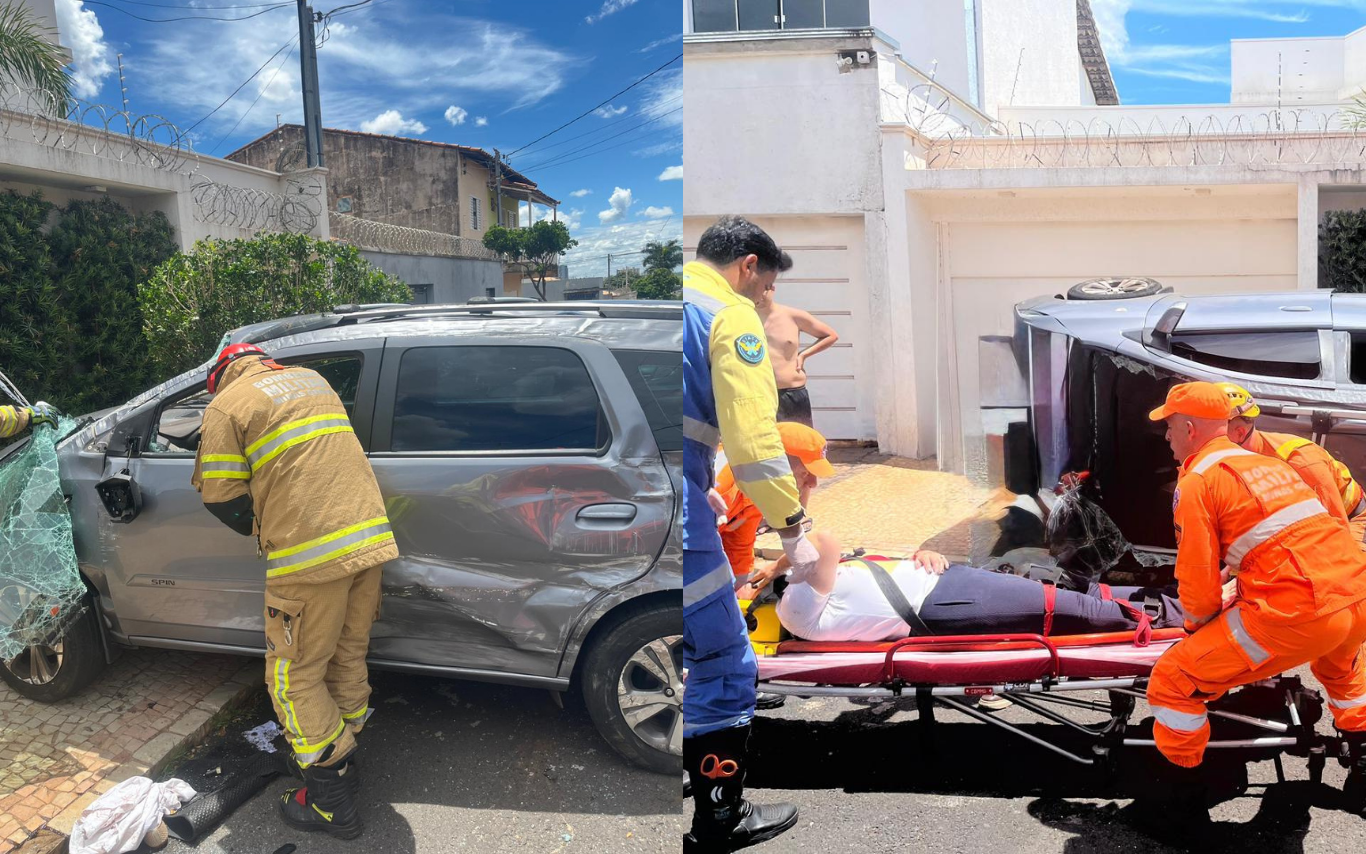 Acidente de trânsito no Cidade Jardim