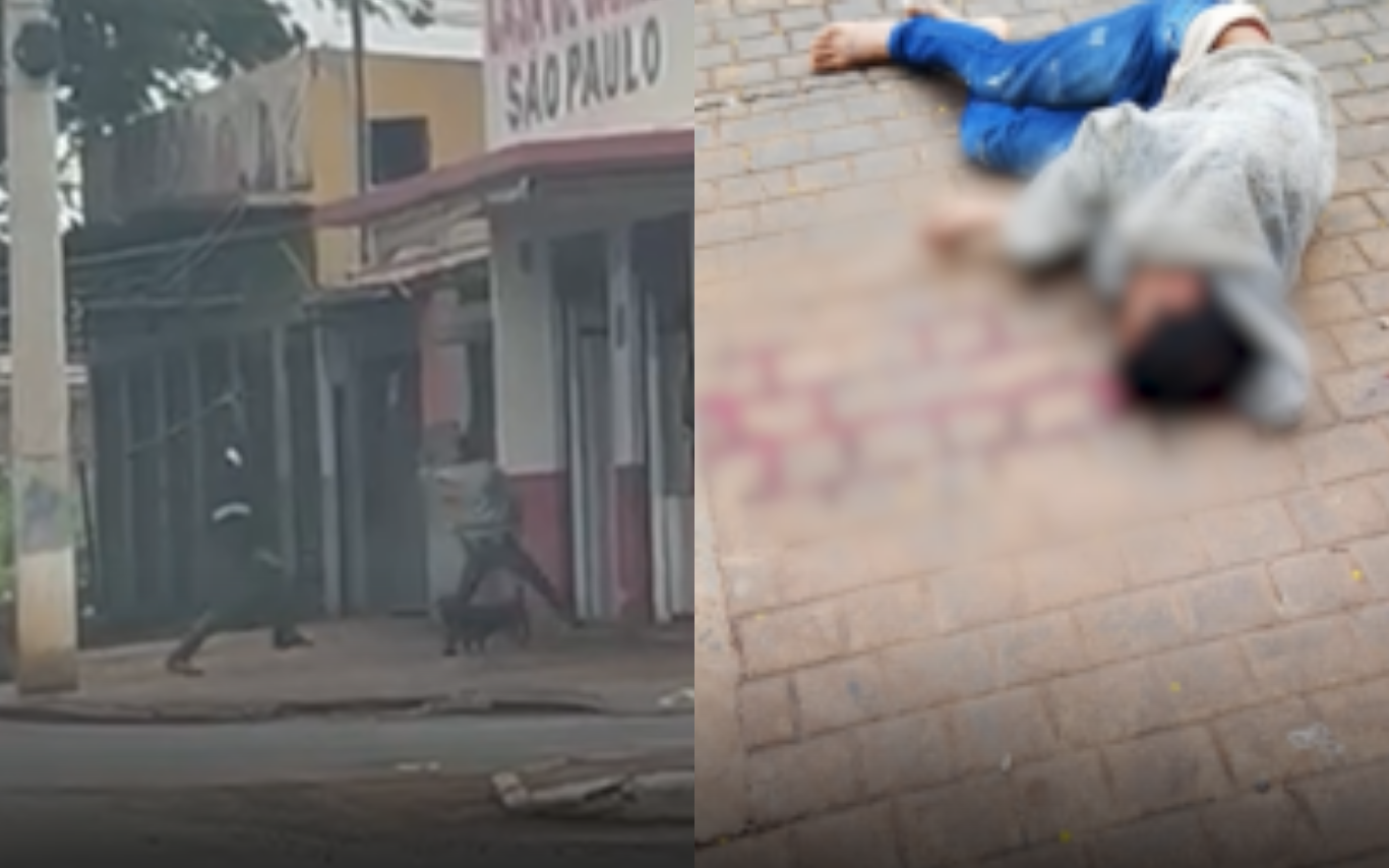 Homem agredido a pauladas em Araguari