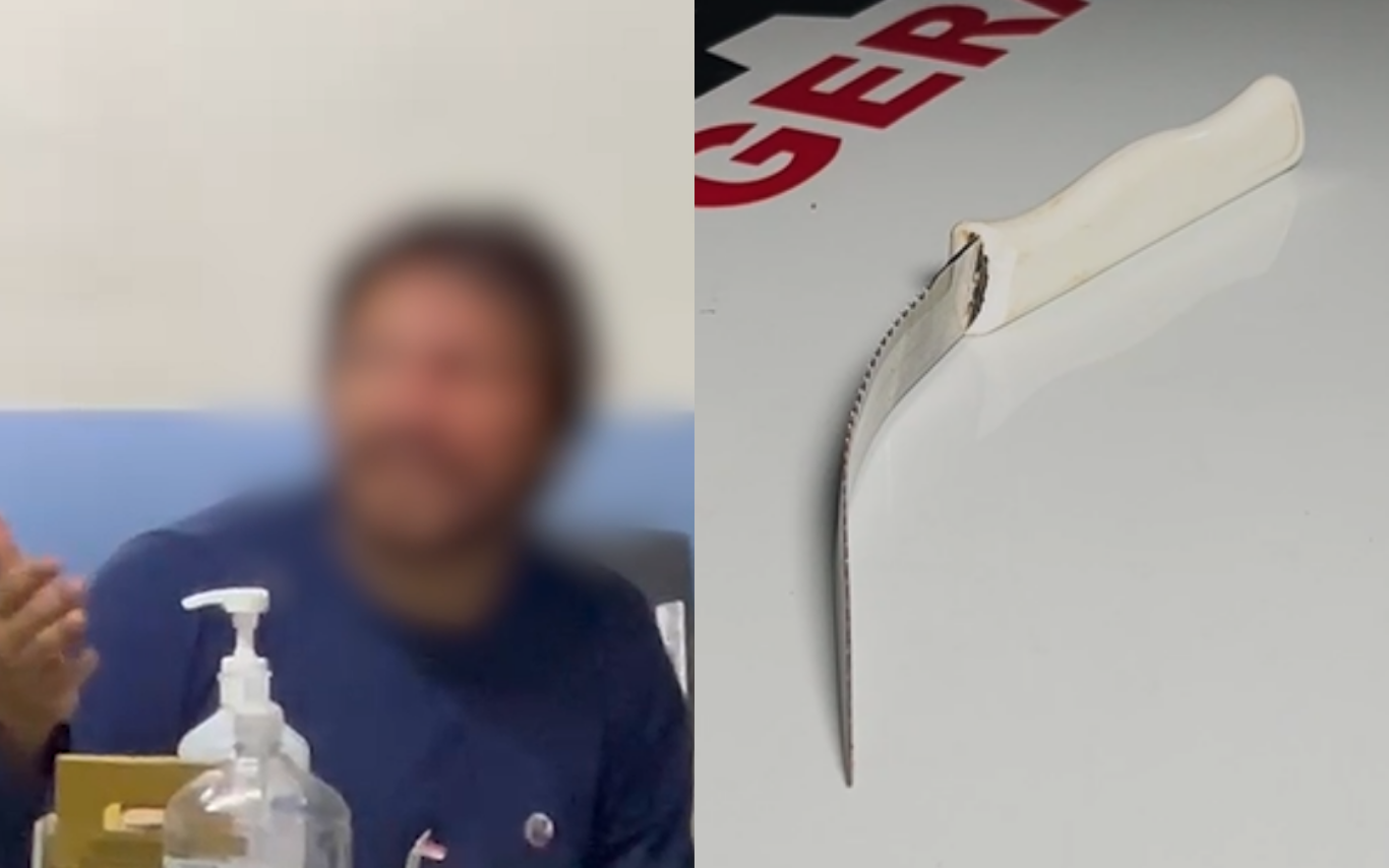 Homem esfaqueado pela companheira no bairro Laranjeiras