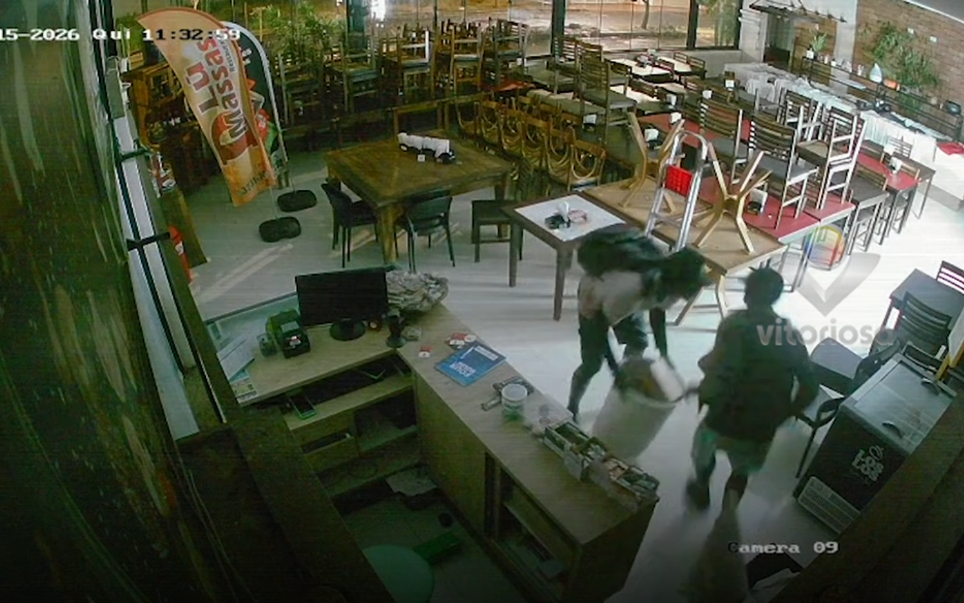 Roubo a comércio no Santa Mônica