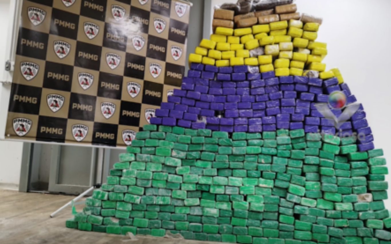 Meia tonelada de maconha apreendida em Uberlândia