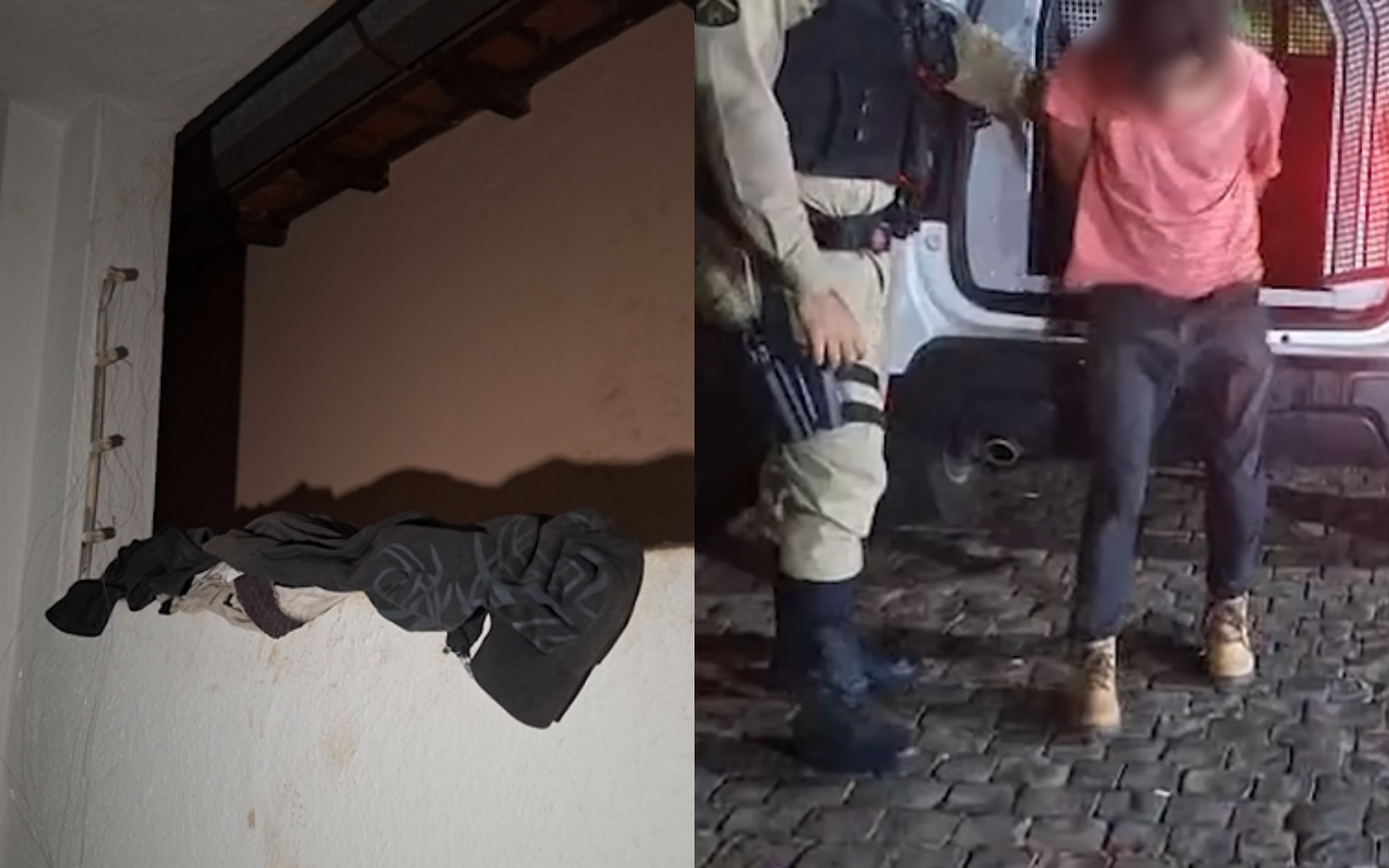 Homem furta residência e dorme no local