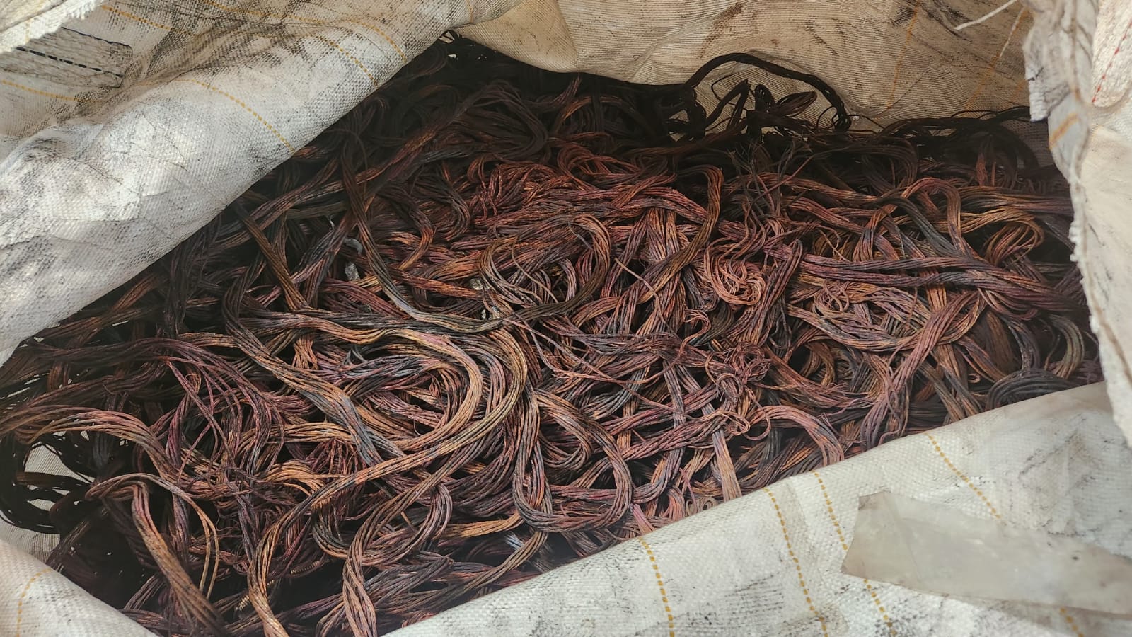 Fiação furtada em Uberlândia