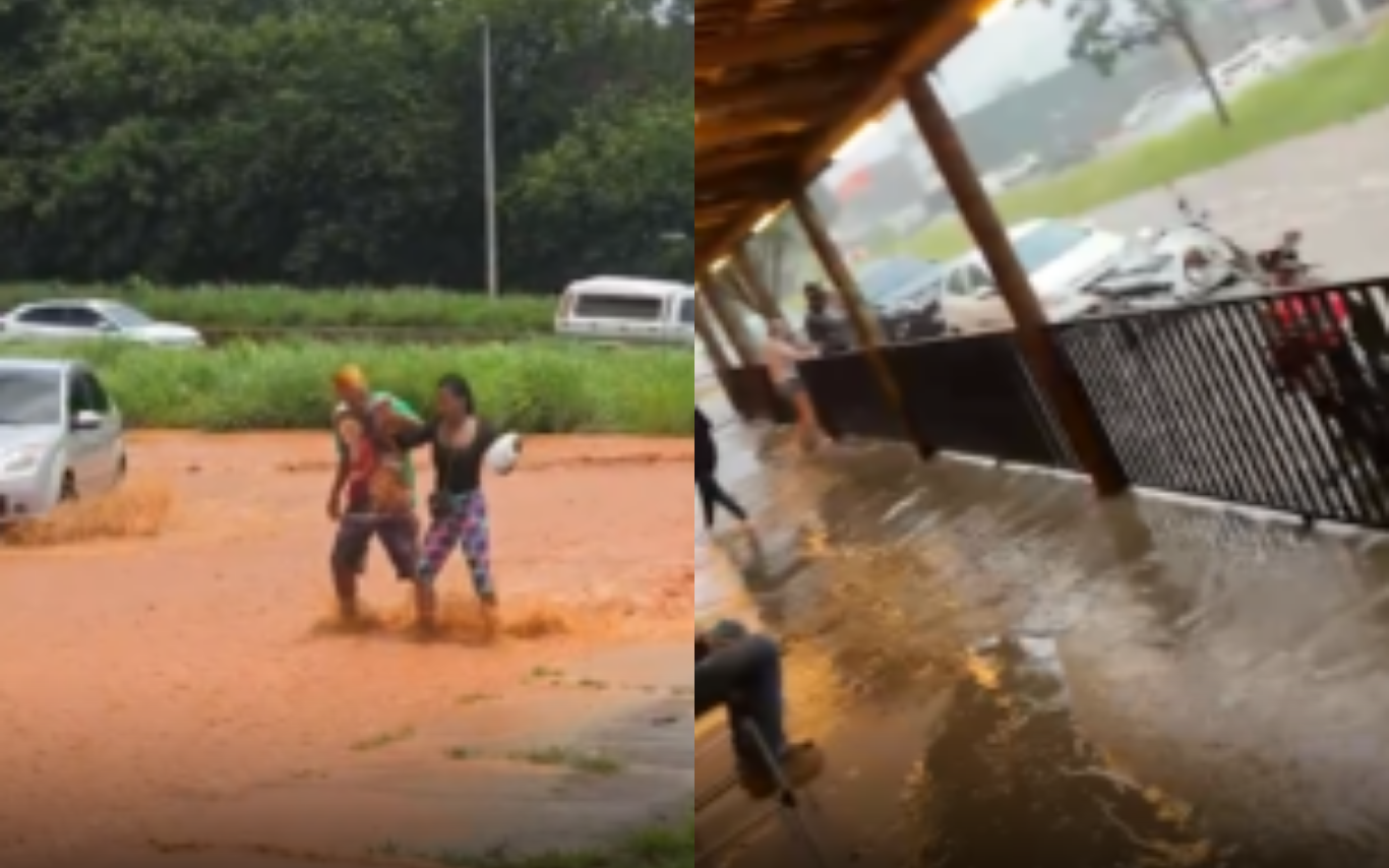 Chuvas fortes em Uberlândia