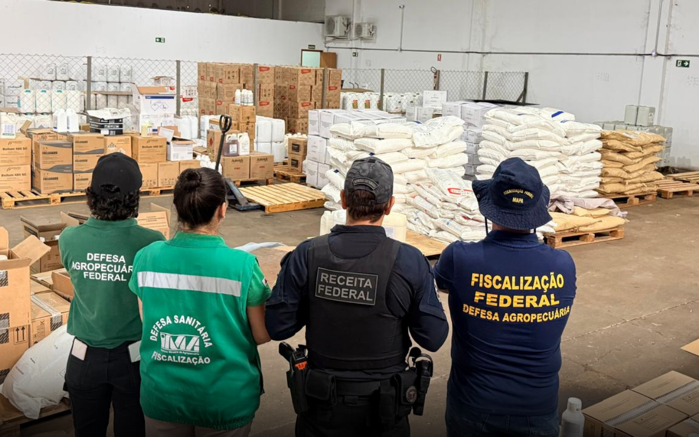 Fiscalização conjunta da Receita Federal em Uberaba