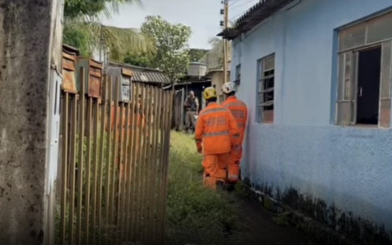 Local do acidente doméstico em Araguari