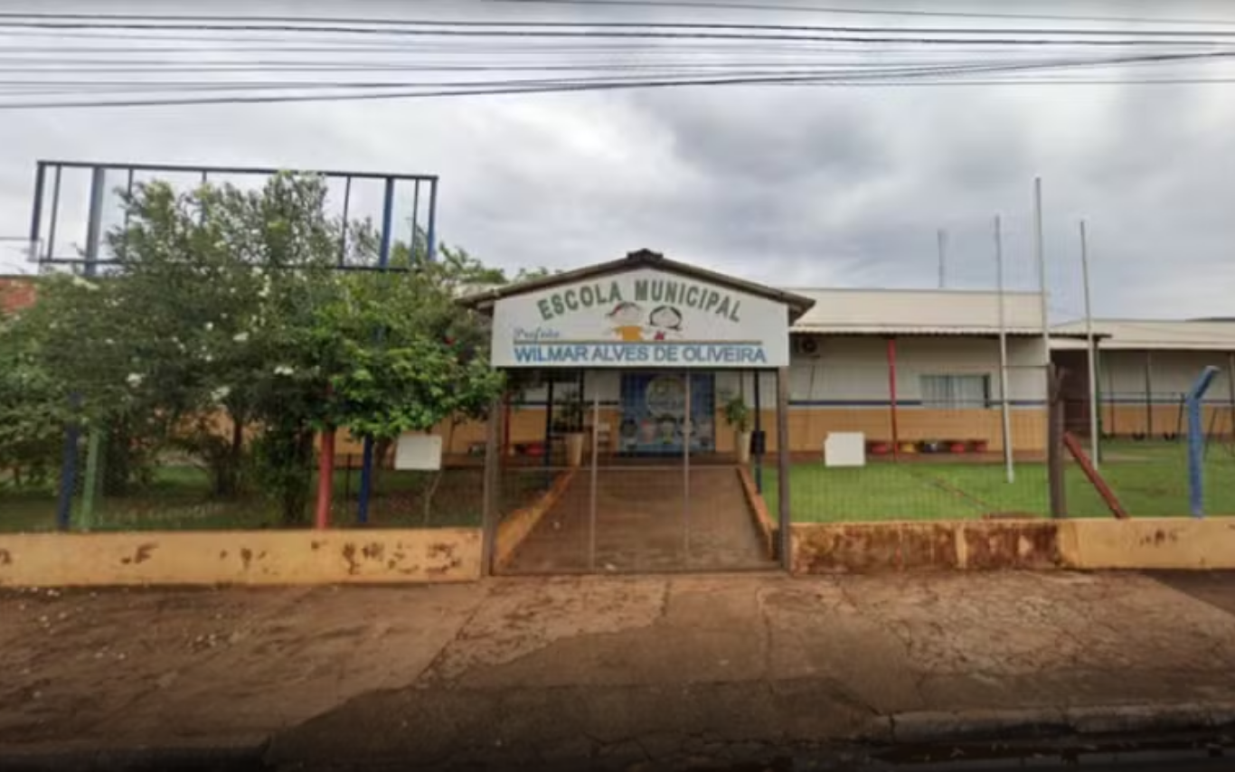 Escola onde aconteceu a agressão