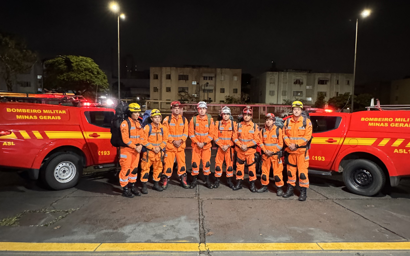 Bombeiros de Uberlândia designados para missão em Juiz de Fora