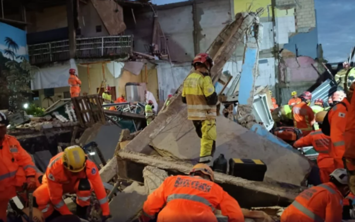 Lar de idosos que desabou em BH