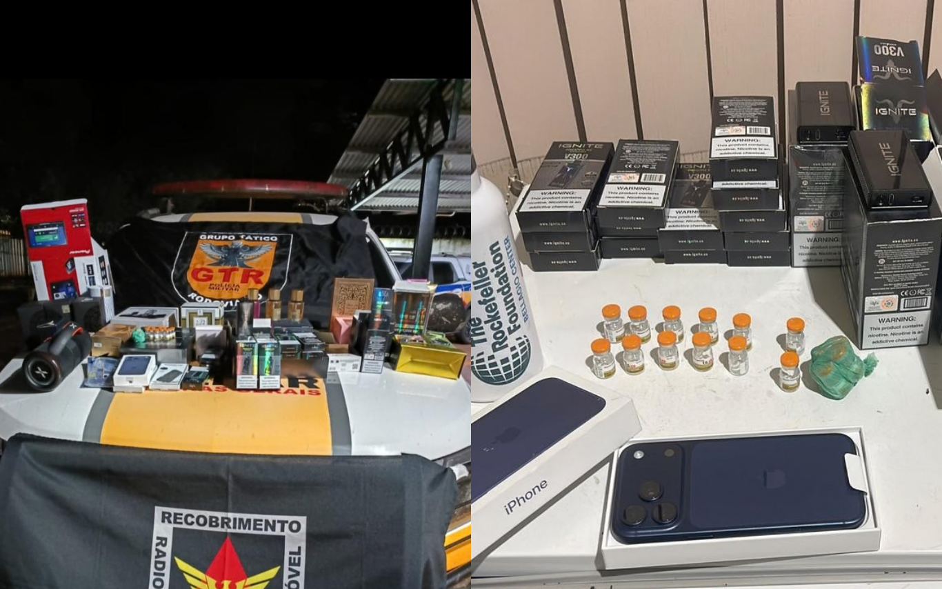 Descaminho e contrabando na MG-255, em Frutal