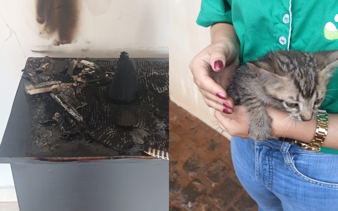 Incêndio em apartamento em Ituiuaba