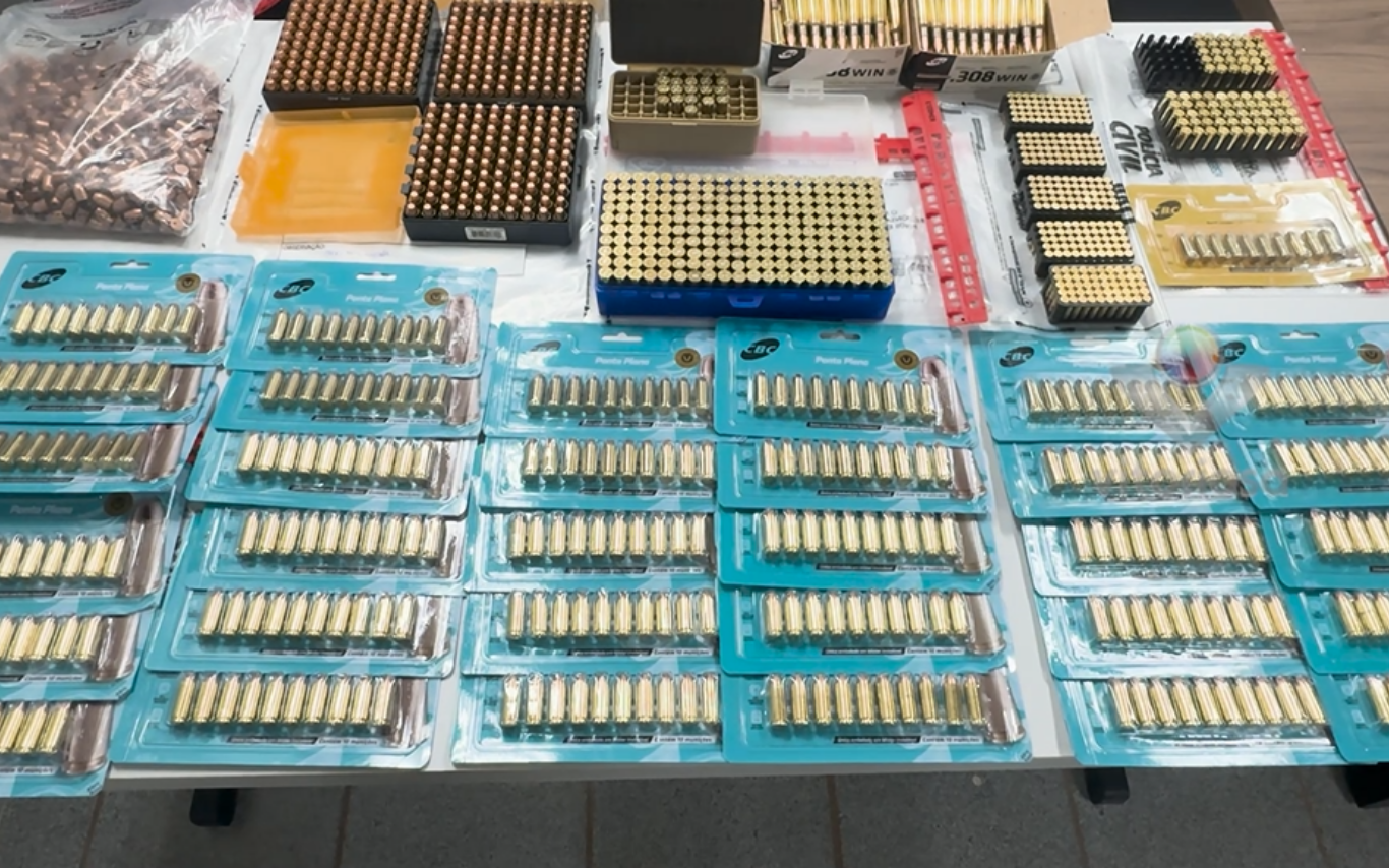 Foragido do Paraná foi preso por porte ilegal de munições em Uberlândia