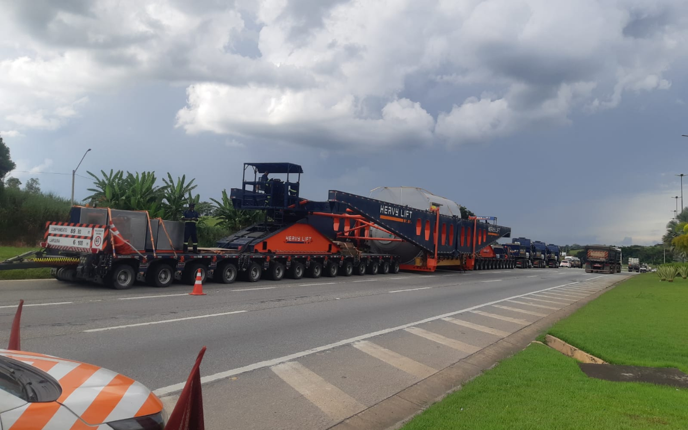 Carga que vai passar por Patos de Minas e Paracatu