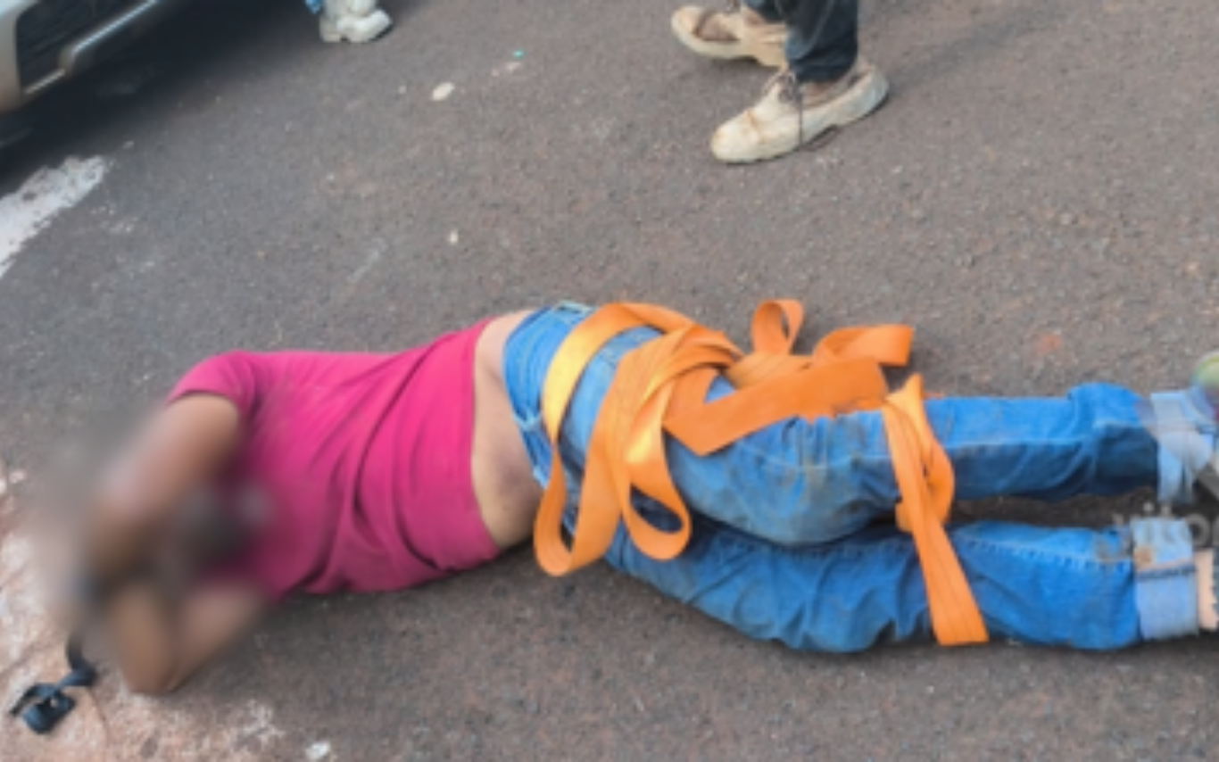 Homem é amarrado após invadir residência em Uberaba