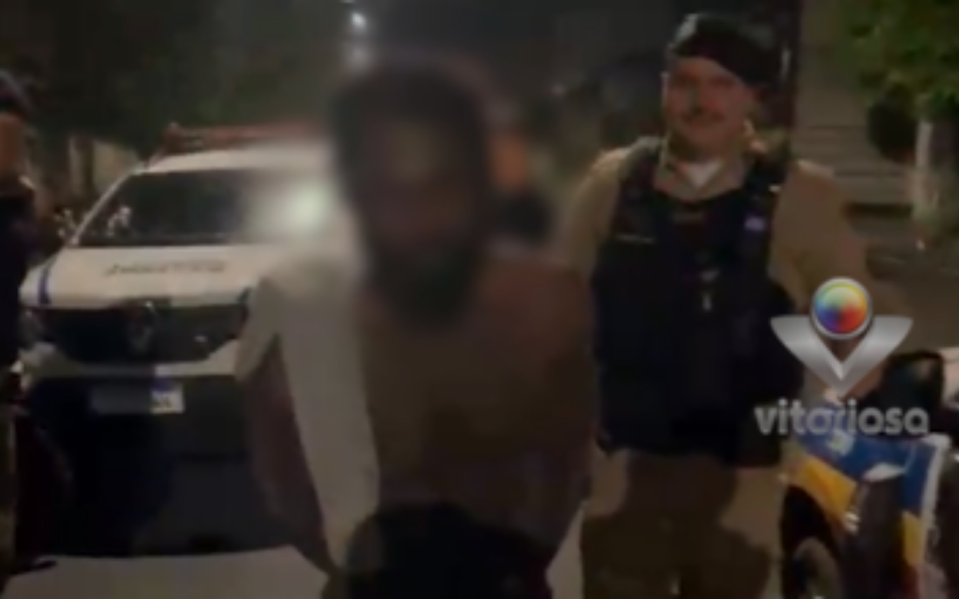 Homem preso em flagrante durante furto de fiação no Santa Mônica