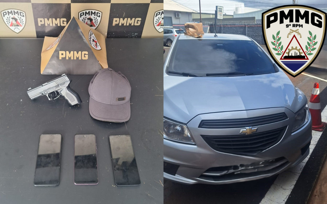 Homem preso após roubos em série em Uberlândia