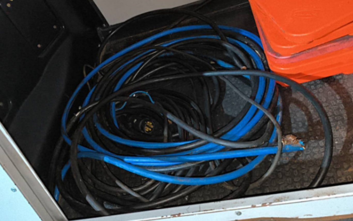 Fiação elétrica furtada no Jardim Inconfidência