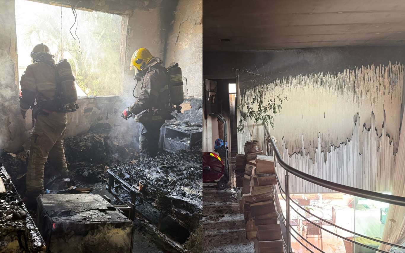 Incêndio em condomínio residencial na Zona Sul de Uberlândia