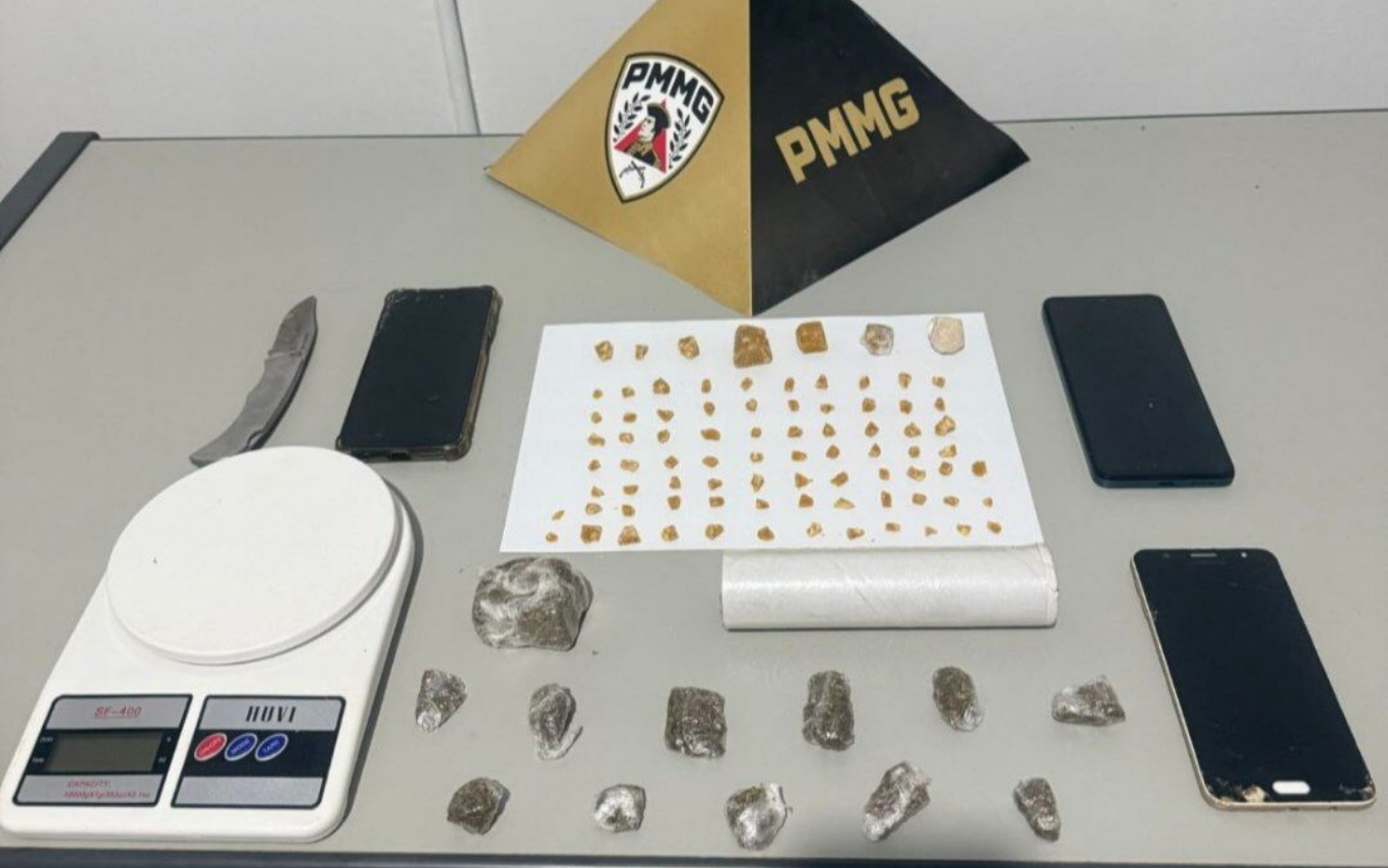 Drogas apreendidas pela PM em Tupaciguara