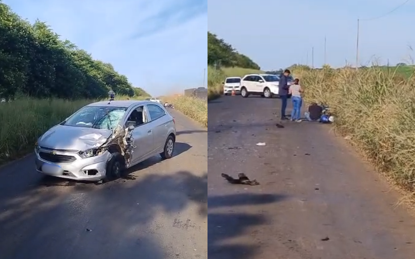 Mulher morre após colisão frontal com carro em Uberlândia