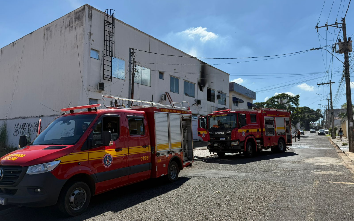 Incêndio em panificadora de Uberlândia